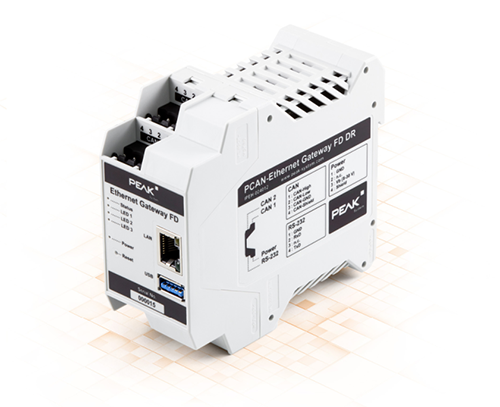 虹科PEAK 2通道CAN FD轉(zhuǎn)以太網(wǎng)網(wǎng)關(guān)PCAN-Ethernet Gateway FD DR