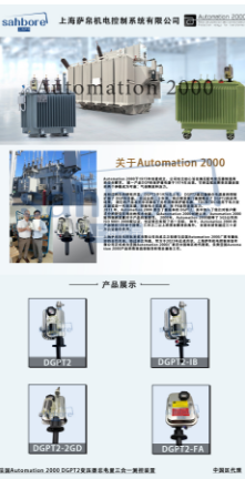 法國Automation 2000  DGPT-FA保護繼電器蓋子側(cè)面可見溫度計