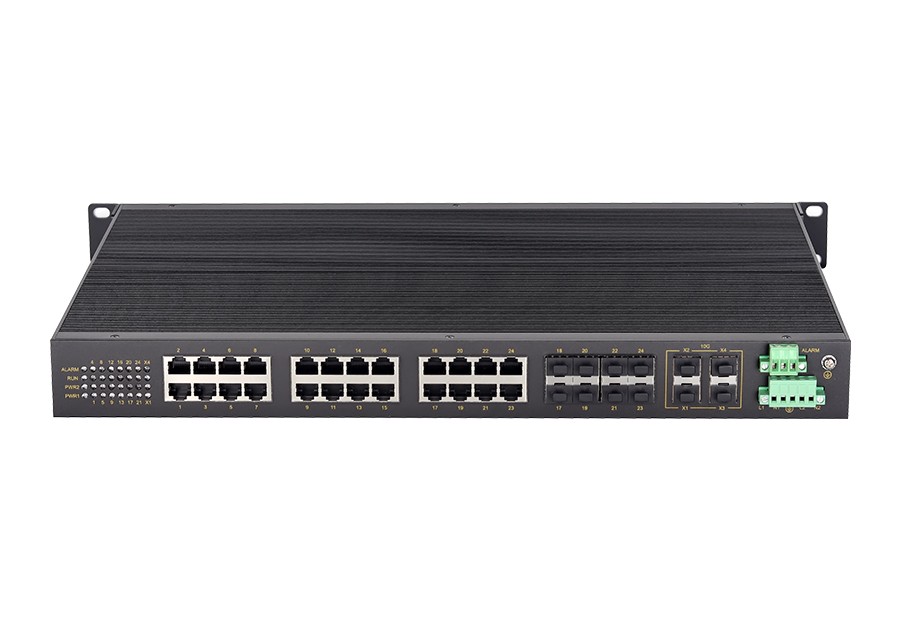 MISCOM8028GX-4XGF-8GC-16GT 28口三層萬(wàn)兆網(wǎng)管型機(jī)架式工業(yè)以太網(wǎng)交換機(jī)