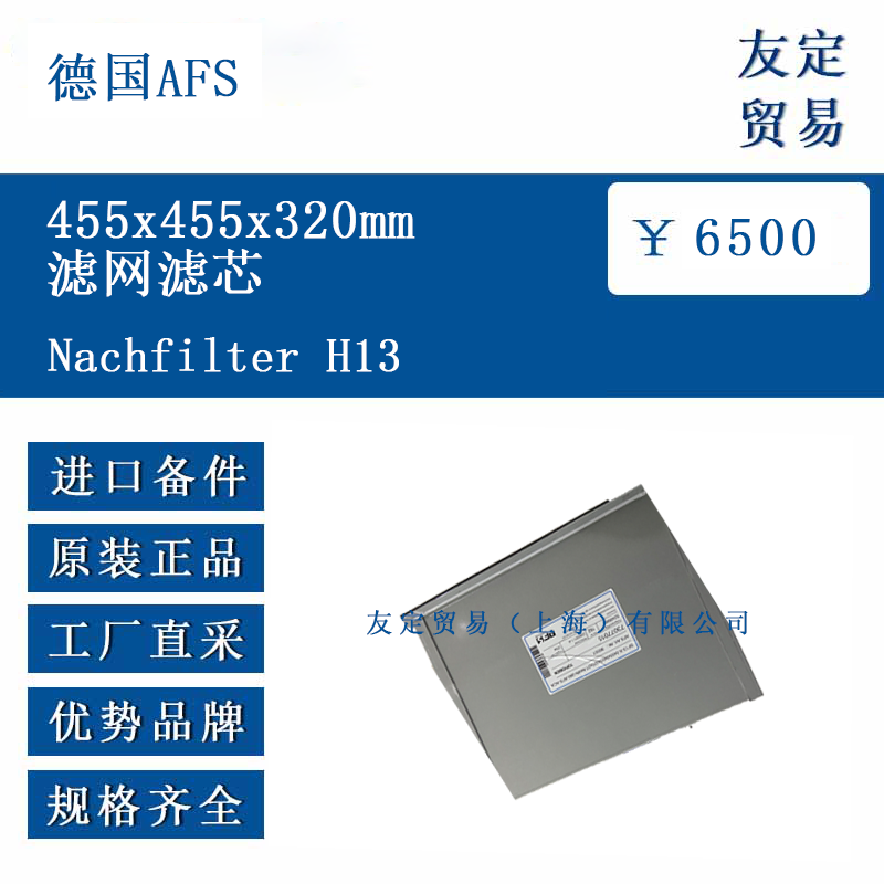 德國AFS Nachfilter H13 455x455x320mm濾網(wǎng)濾芯