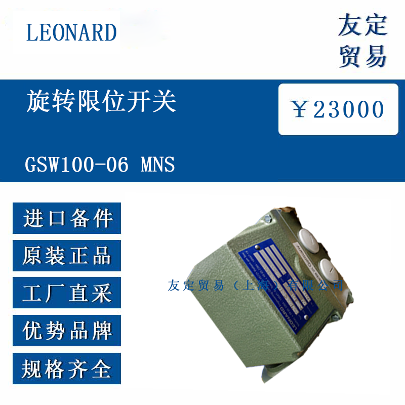 LEONARD GSW100-06 MNS 旋轉(zhuǎn)限位開關(guān)